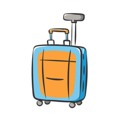 luggage icon, luggage vector illustration-simple illustration of luggage, perfect for luggage logos and icons