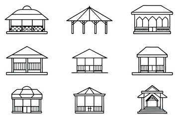 Artistic Embroidery Designs of Verandas in