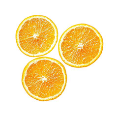 Orange isolated on white background