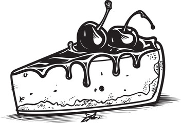 Slicing Up Joy Discovering the Magic of a Happy Slice of Cherry Cheesecake