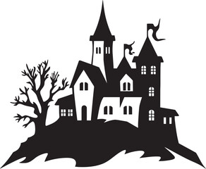 Obraz premium The Legend of the Haunted House Stories Passed Down Through Time