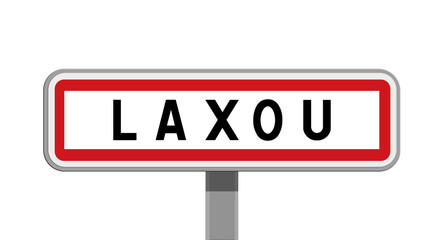 Panneau sur poteau de Laxou, Meurthe-et-Moselle, Grand Est