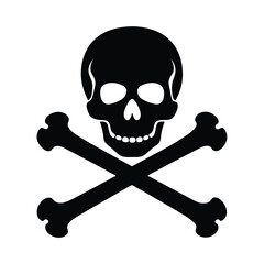 Skull Crossbones Vector Art
