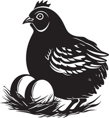 Obraz premium The Science Behind Hen Incubation How Hens Provide the Perfect Environment for Their Chicks to Hatch