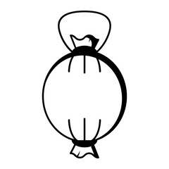 cooked hunting sausages vector icon design, German cuisine symbol, Germany Serving Platter sign, European gastronomy food culture stock illustration, Bierwurst one half pound chub concept