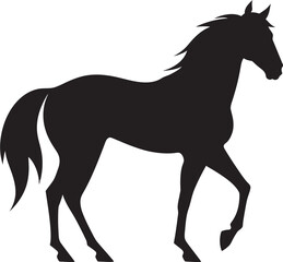 Obraz premium The Art of Horse Silhouettes Techniques and Styles for Creating Striking Equine Shadows