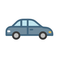 Sedan Car Icon Design