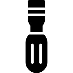 Wood Chisel Glyph Icon