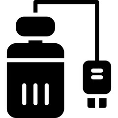 External Hard Drive Glyph Icon