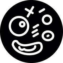 Animal Cell Glyph Icon