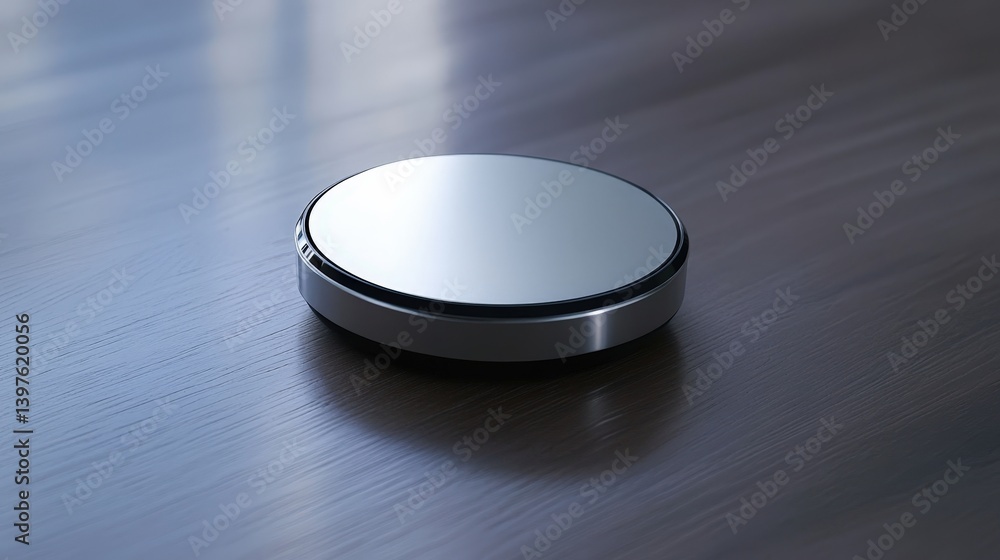 Poster ai-powered button that responds to voice commands and smart gestures, blending innovation with usabi