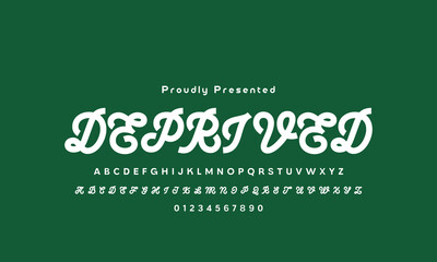 Vector Illustration Playful Handmade Typography. Font For Kids and Games. Kids style colorful font design, playful childish alphabet, letters and numbers vector illustration