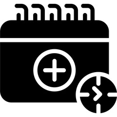 Doctor Visit Glyph Icon