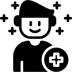 Medical Expertise Glyph Icon