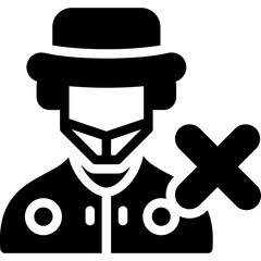 Corruption Monitoring Glyph Icon
