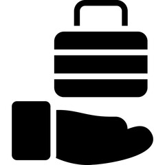 Corruption Case Glyph Icon