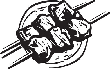 Fototapeta premium Grill to Perfection The Experience of Kebab Shashlik on Skewers