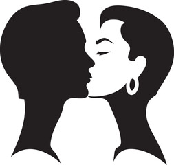 Love Under the Stars The Magic of a Kissing Couple  Evening Together