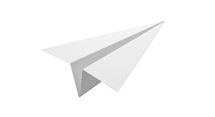 Isolated Paper Airplane