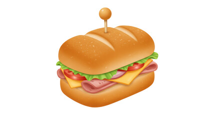 Isolated Sub Sandwich