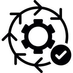 Marketing Execution Glyph Icon