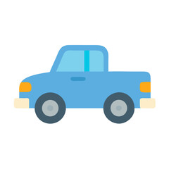 Small Pickup Truck Icon Design