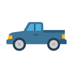 Small Pickup Truck Icon Design