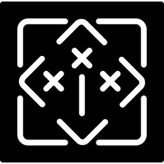 Fototapeta premium Cosecant Icon Glyph Icon