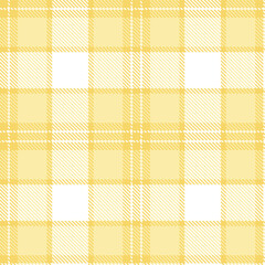 Elegant Seamless Tartan featuring Dark pale gold and Dusky white Textile Design