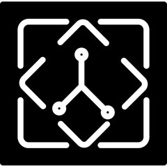 Coordinate Icon Glyph Icon