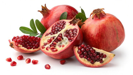 pomegranate images with white background