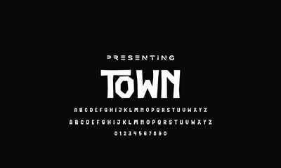 Playful style font design, colorful childish alphabet, letters and numbers vector illustration. font modern bouncy typeset, lively friendly alphabet. Playful cheerful letters.