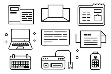 Essential Word Processor Tool Symbols