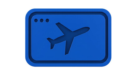 Isolated Airplane Icon