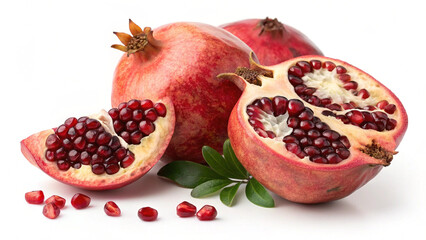 pomegranate images with white background