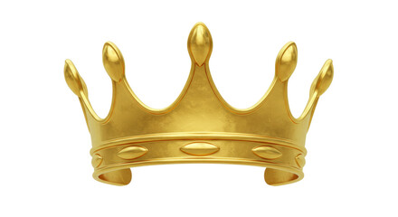 Isolated Golden Crown