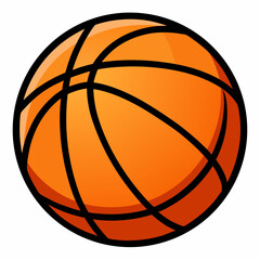 Obraz premium basketball ball vector