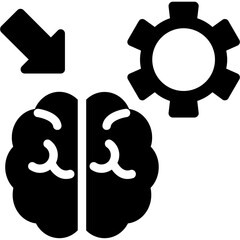 Brainstorming Glyph Icon