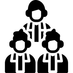 Team Alignment Glyph Icon