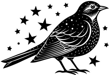 Stunning image of a wild bird in its natural habitat, showcasing the grace, color, and freedom of avian wildlife. Ideal for use in nature-themed projects, birdwatching content, environmental campaigns