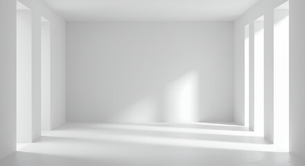 empty white room