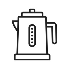 Electric Kettle icon vector image. Suitable for mobile apps, web apps and print media.