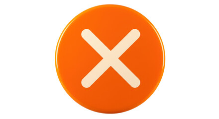 Fototapeta premium Isolated Cross Mark