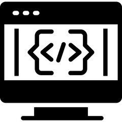 Code Array Glyph Icon