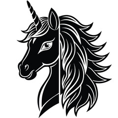 horse head vector illustration
