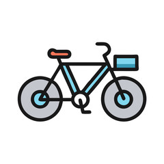 Fototapeta premium Bicycle Transport Icon Design