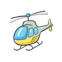 helicopter icon, helicopter vector illustration-simple illustration of helicopter, perfect for helicopter logos and icons
