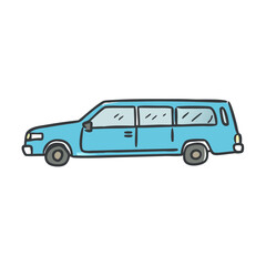 limousine icon, limousine vector illustration-simple illustration of limousine, perfect for limousine logos and icons