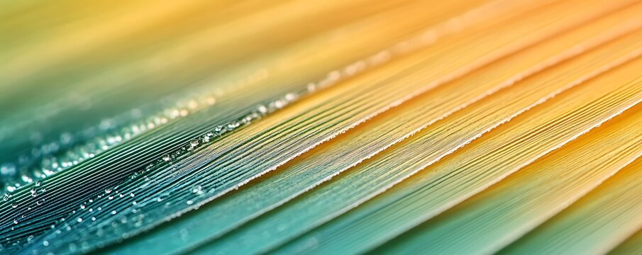 A detailed close up view of colorful layered textures