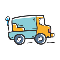 zamboni icon, zamboni vector illustration-simple illustration of zamboni, perfect for zamboni logos and icons